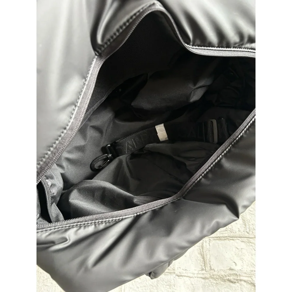 Skagen Kroyer backpack gray herringbone With Blue Leather